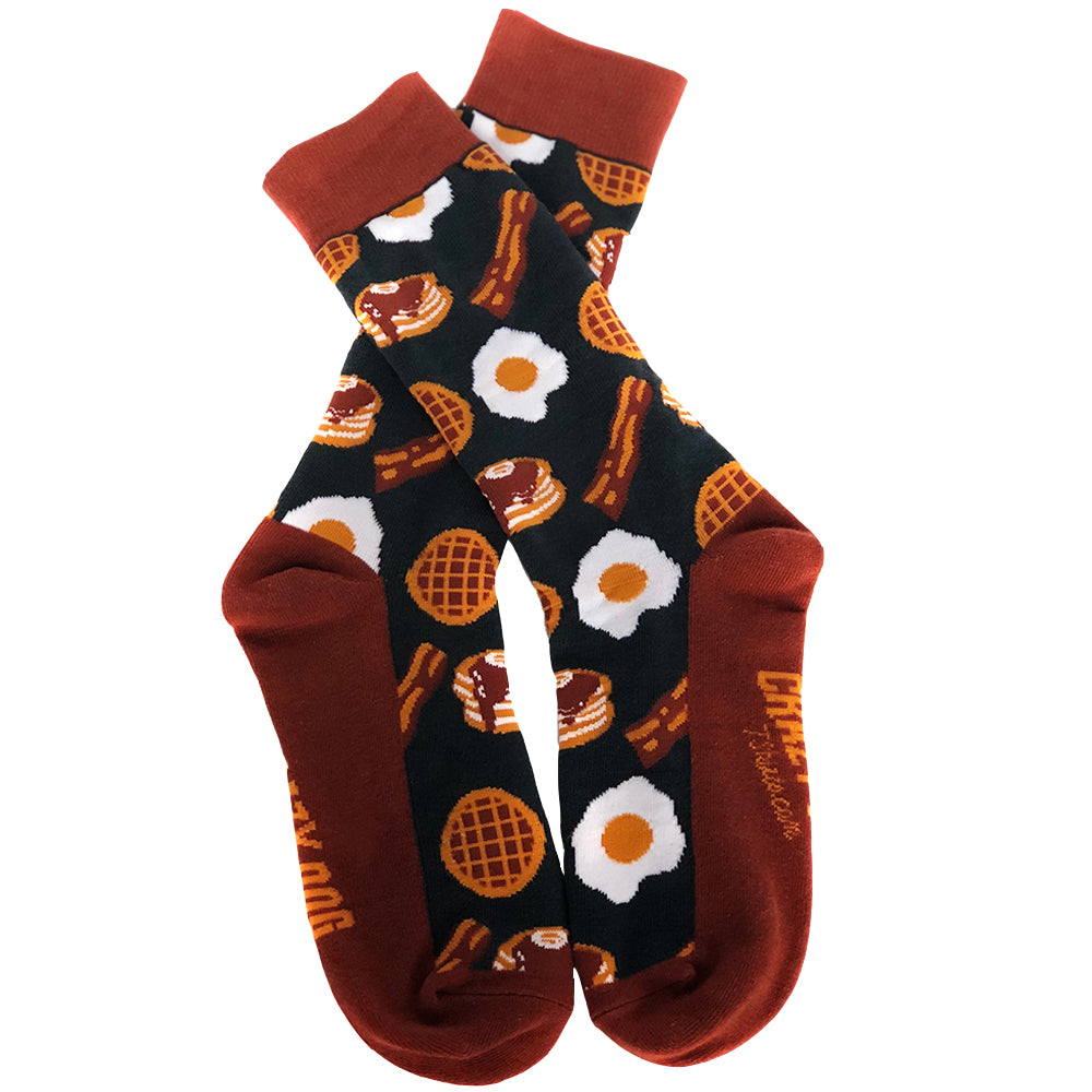 Mens Bacon And Eggs Socks