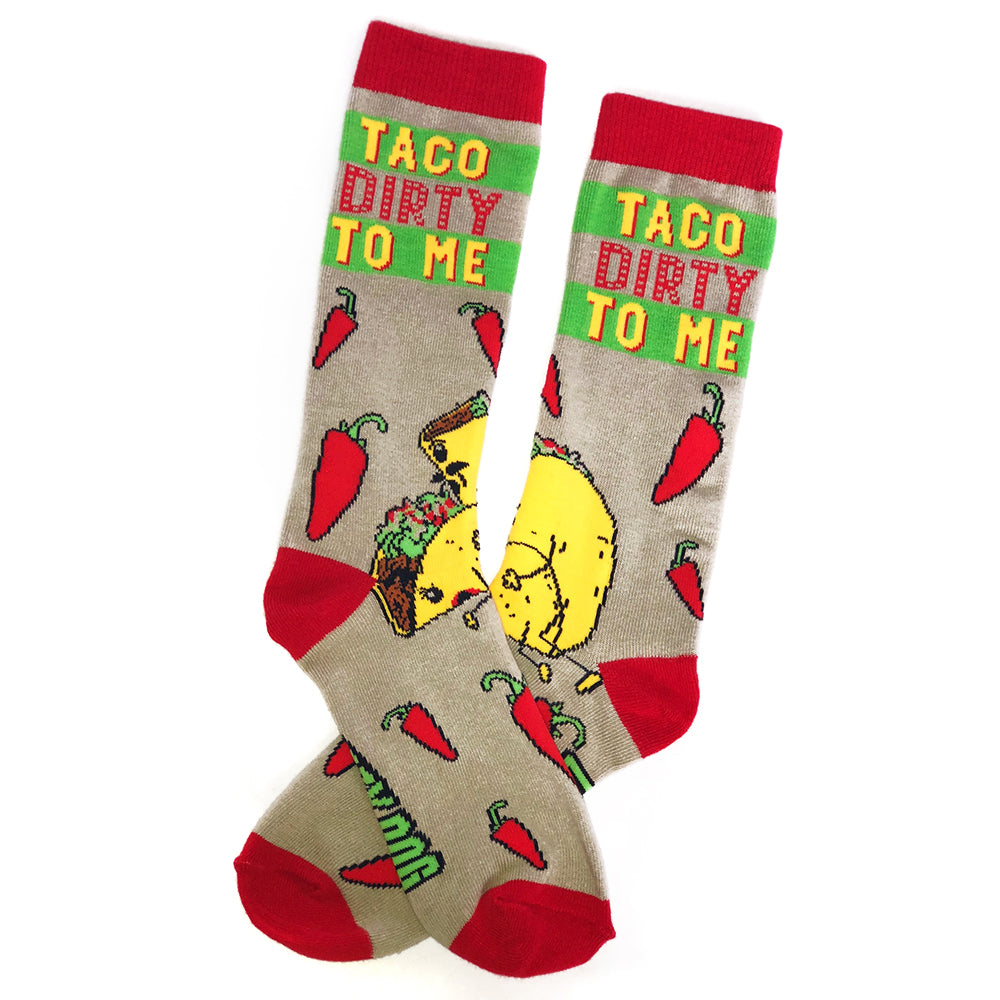 Mens Taco Dirty To Me Socks