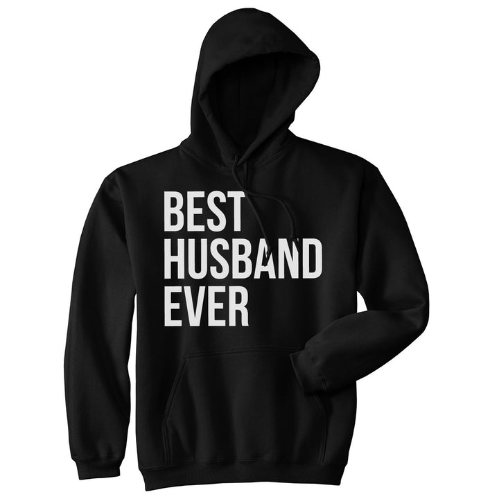 Funny Black Best Husband Ever Hoodie Nerdy Valentine's Day Father's Day Tee