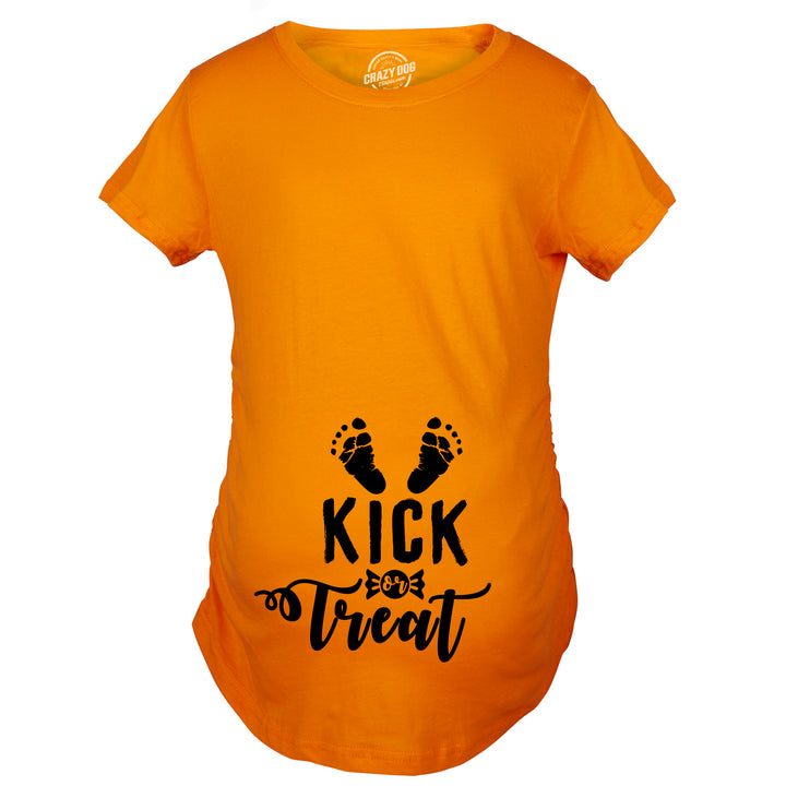 Kick or Treat Maternity T Shirt