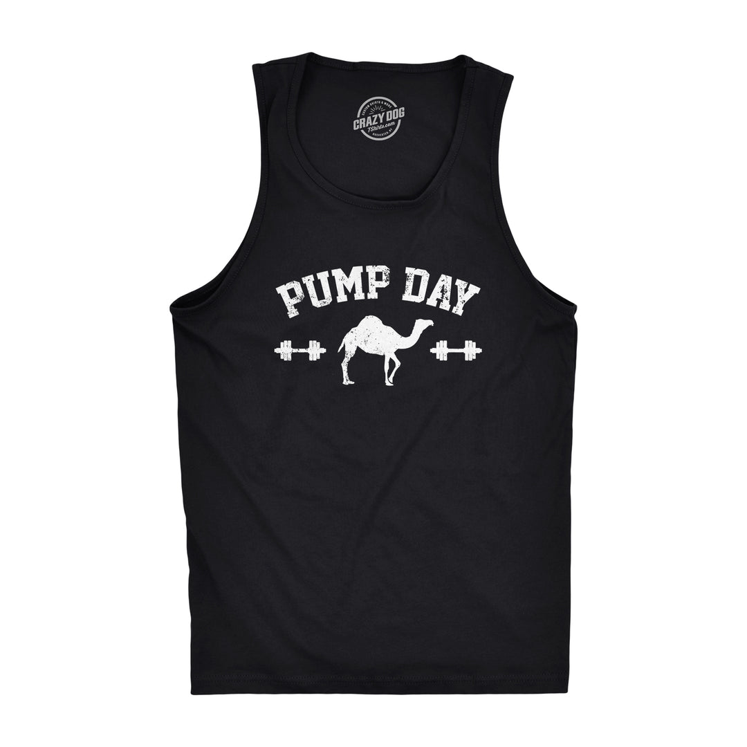 Funny Black Pump Day Mens Tank Top Nerdy Animal Fitness Tee