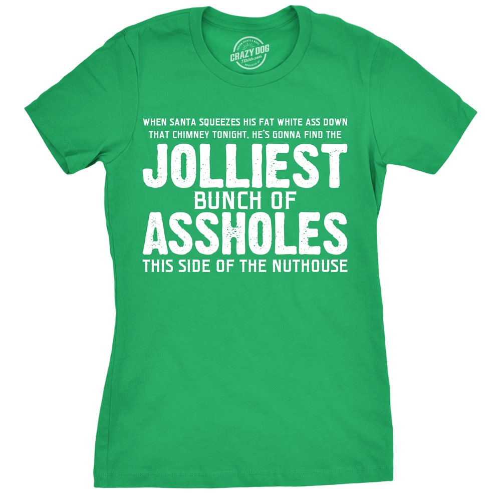 Funny Heather Green - Jolliest Womens T Shirt Nerdy Christmas TV & Movies Tee