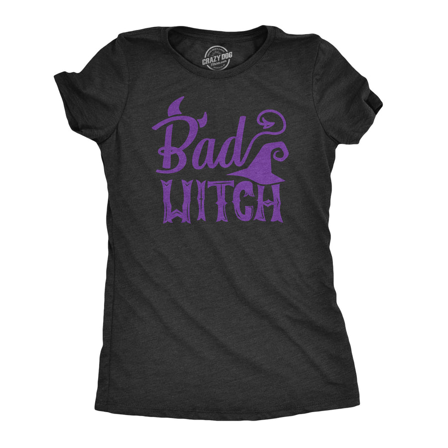 Funny Heather Black Bad Witch Womens T Shirt Nerdy Halloween TV & Movies Tee