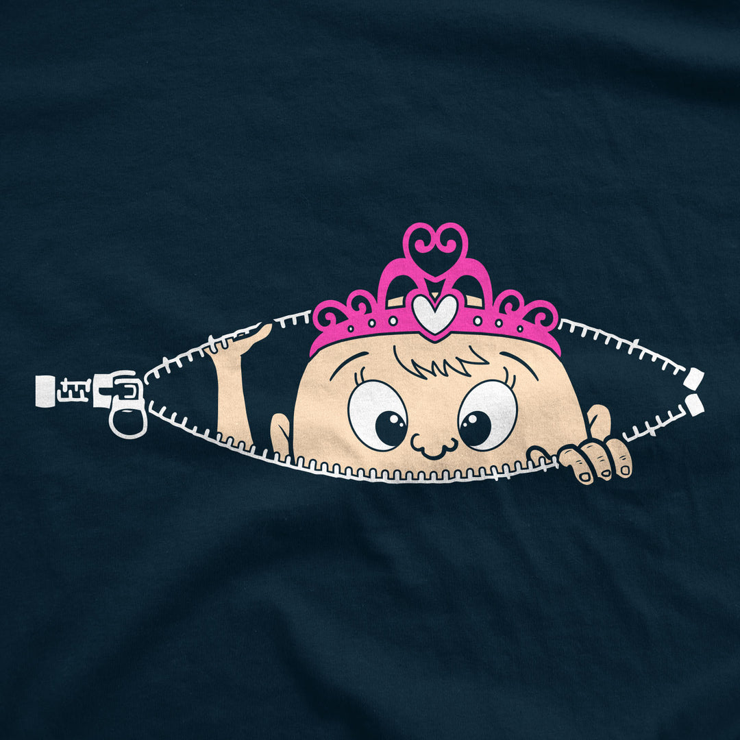 Peeking Princess Maternity T Shirt