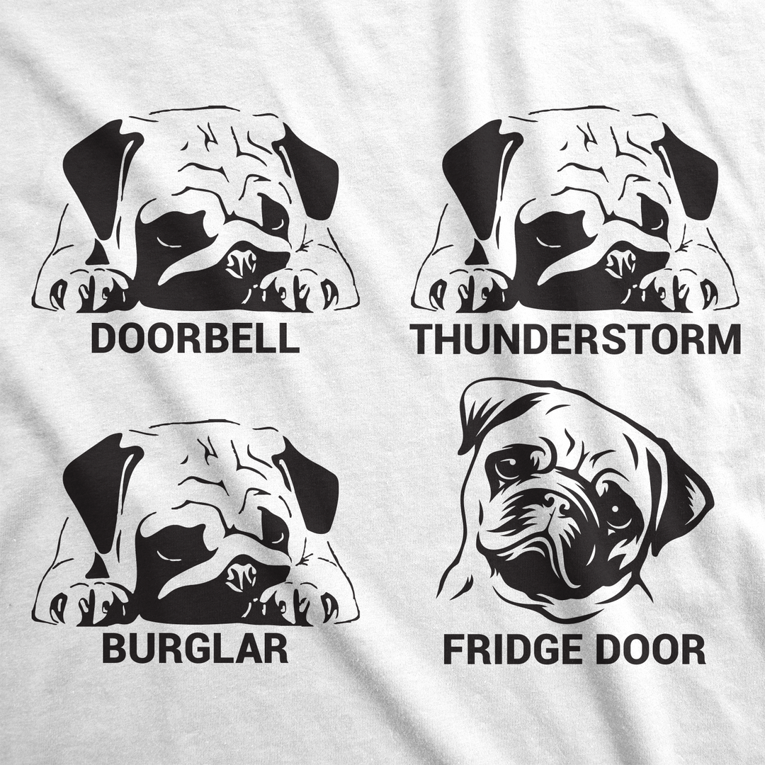 Pug Faces Men's T Shirt