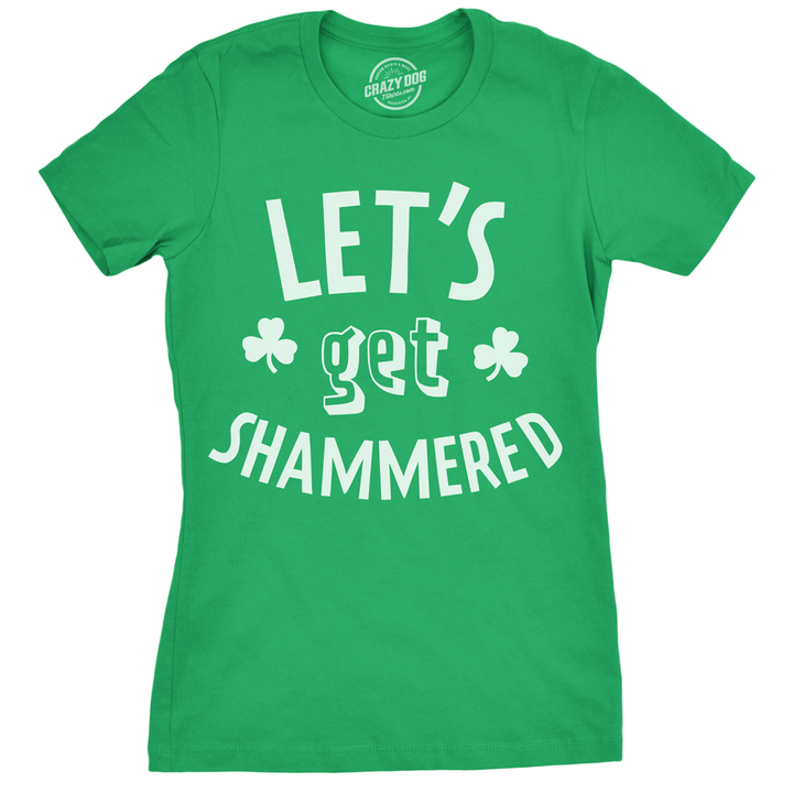 Funny Green Womens T Shirt Nerdy Saint Patrick's Day Drinking Tee