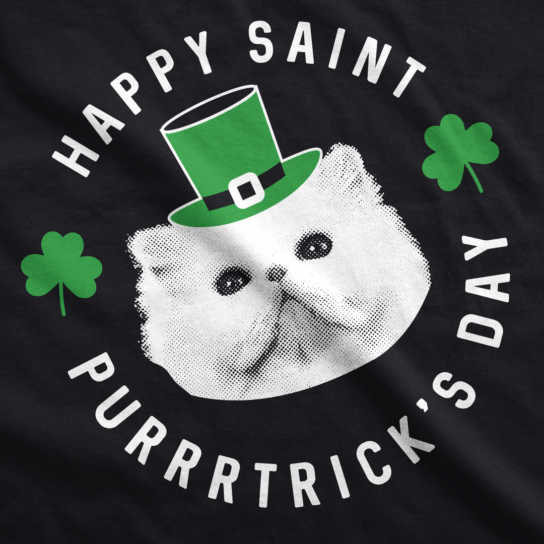 Happy St. Purrtrick's Day Men's T Shirt