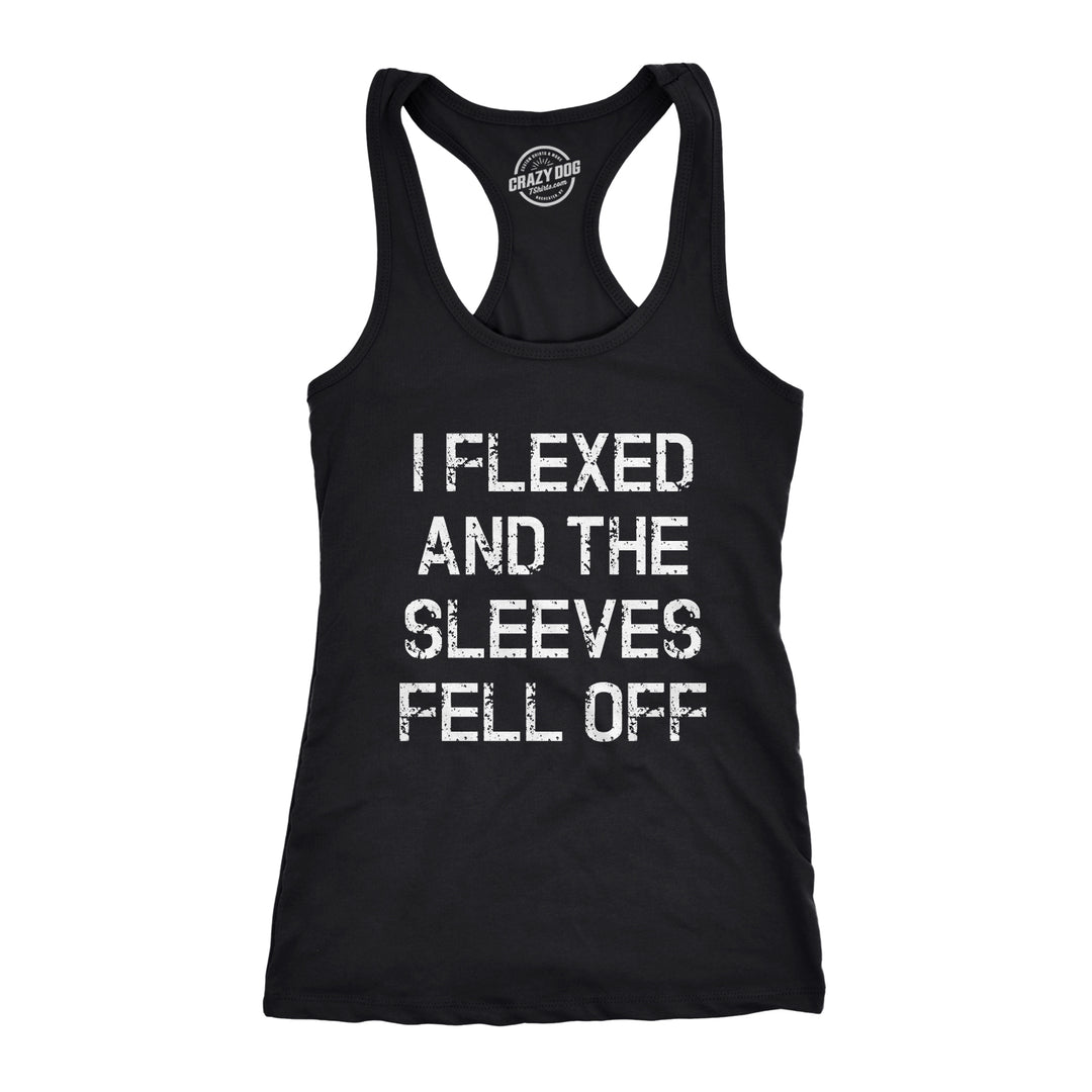 Funny Black Womens Tank Top Nerdy Fitness Tee