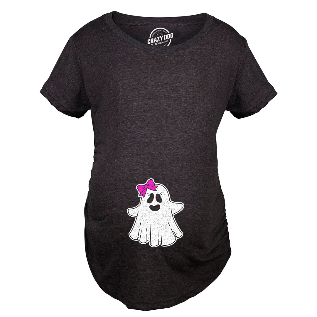 Baby Girl Ghost Maternity T Shirt