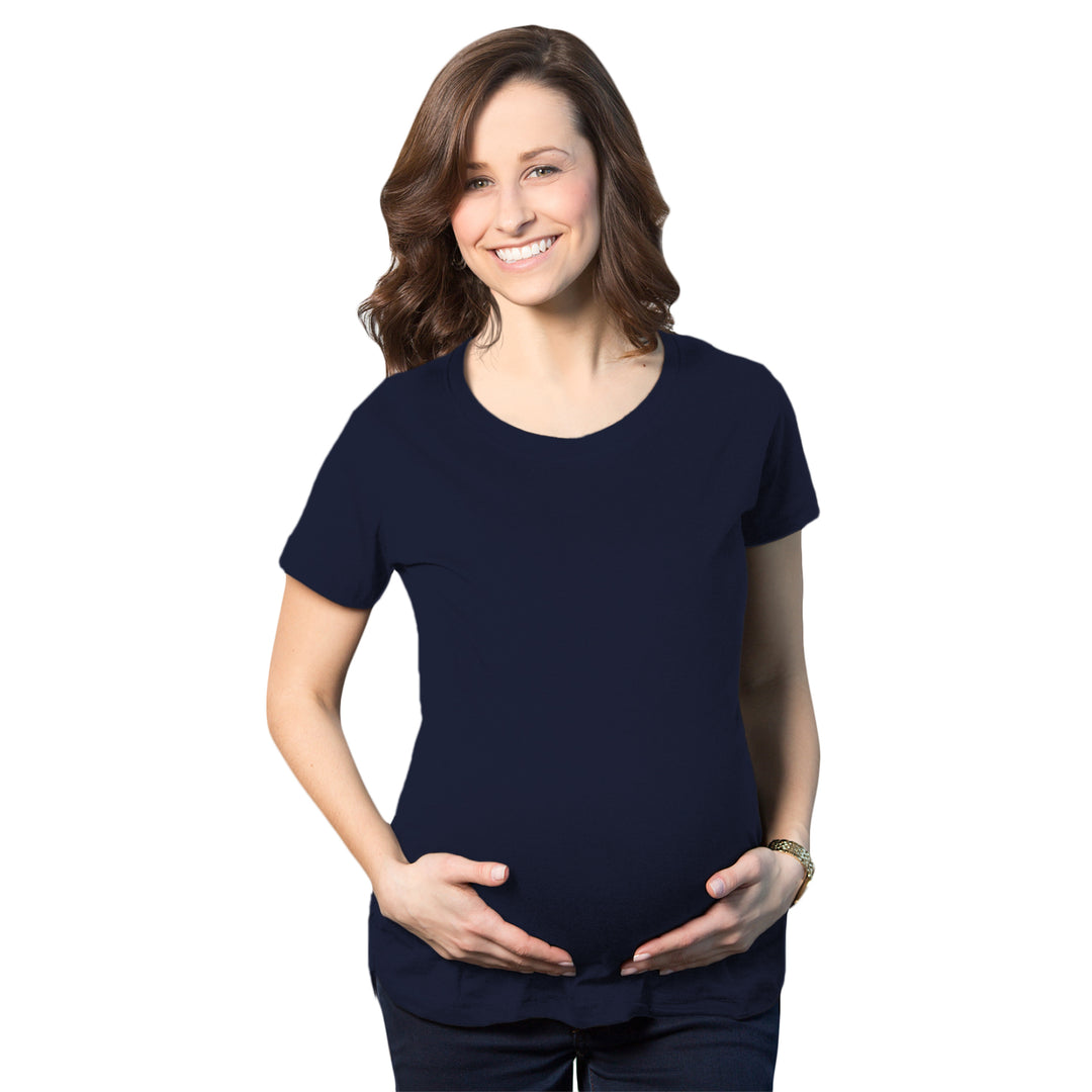 Funny Navy Maternity T Shirt Nerdy Tee