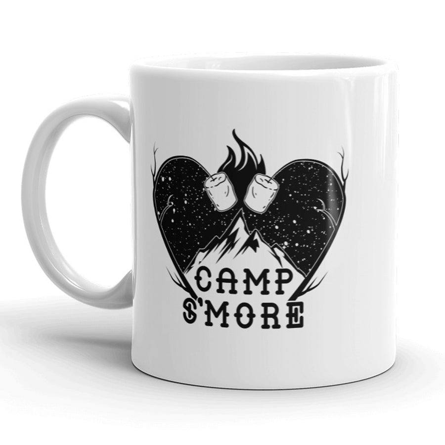 Funny White Camp S'more Coffee Mug Nerdy camping Tee