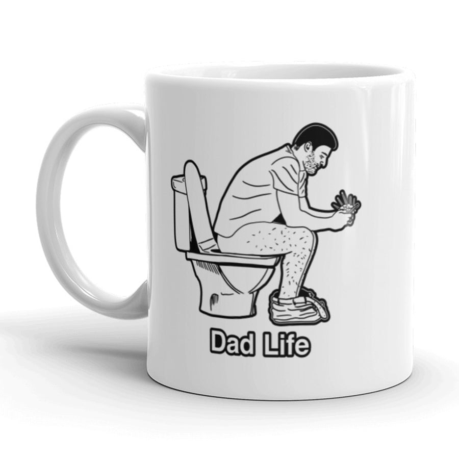 Funny White Dad Life Coffee Mug Nerdy Tee