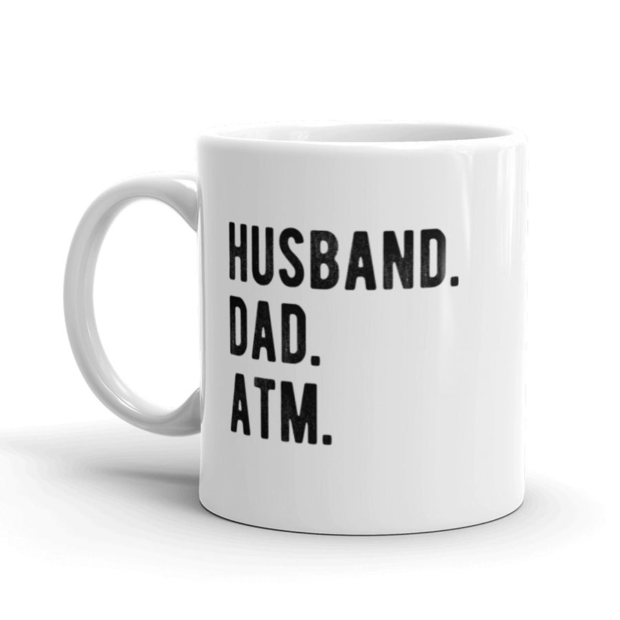 Funny White Husband Dad ATM Coffee Mug Nerdy Tee