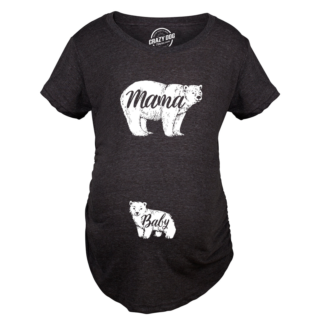 Mama And Baby Bear Maternity T Shirt