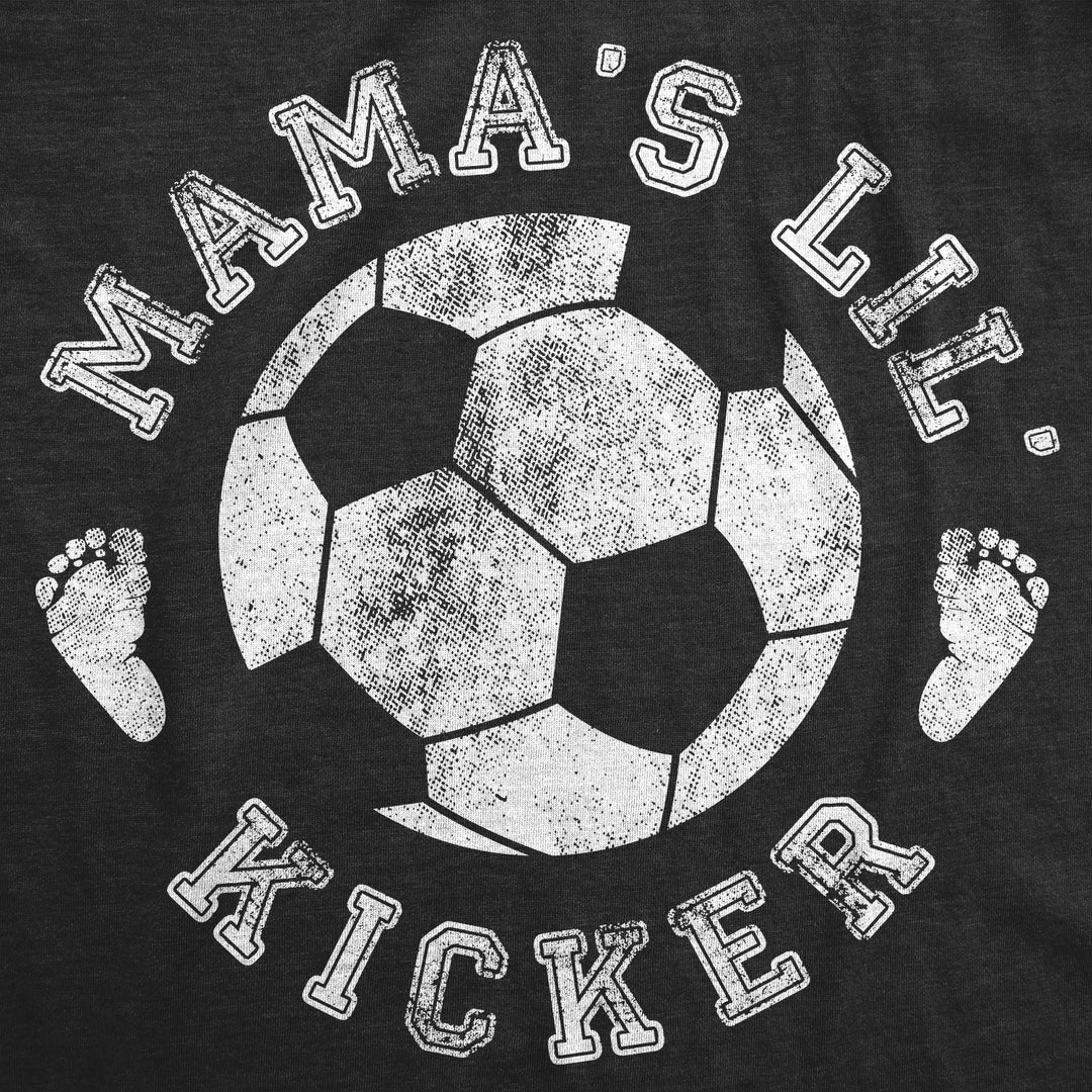 Mama's Little Kicker Soccer Maternity T Shirt
