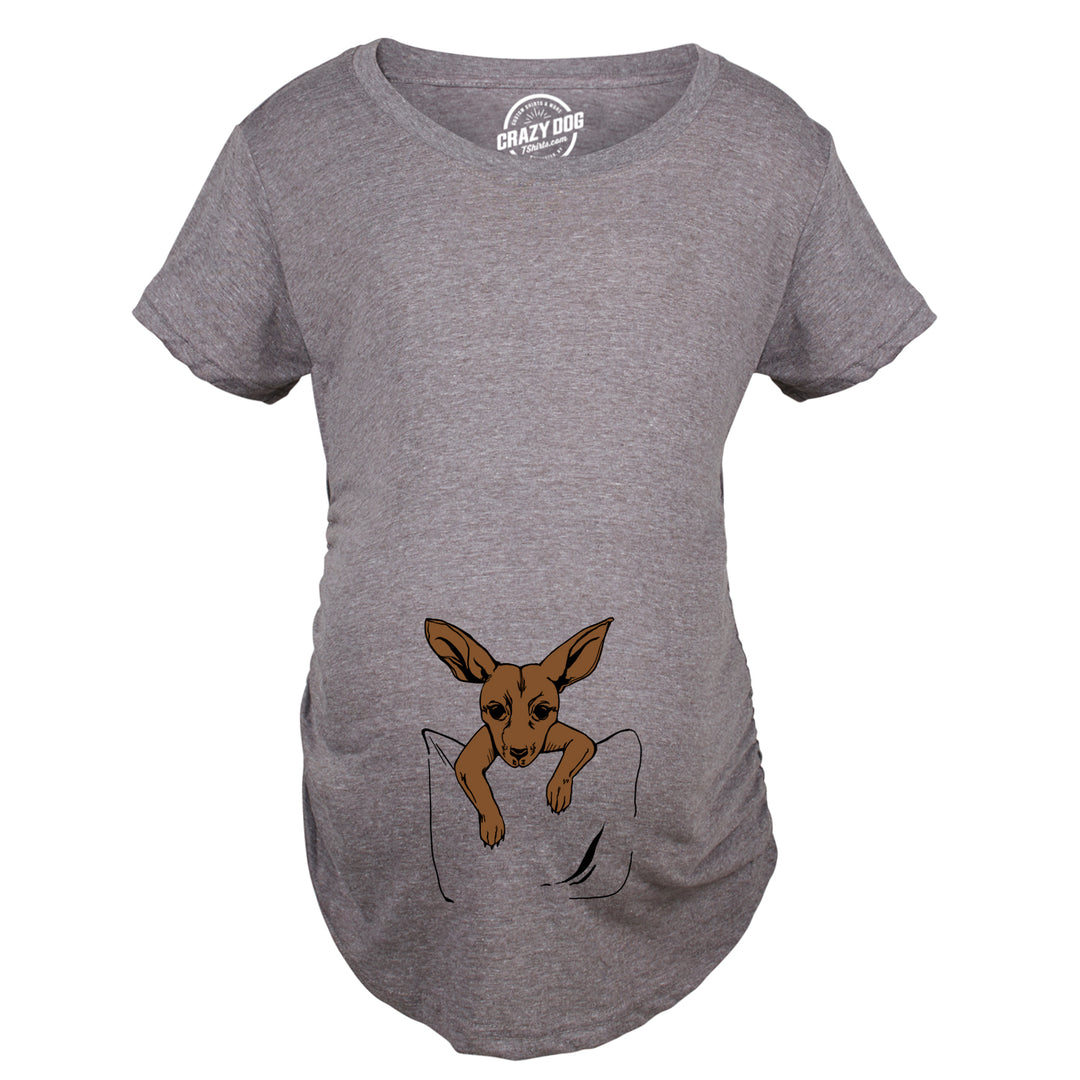 Peeking Kangaroo Maternity T Shirt