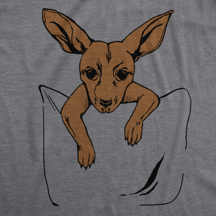 Peeking Kangaroo Maternity T Shirt