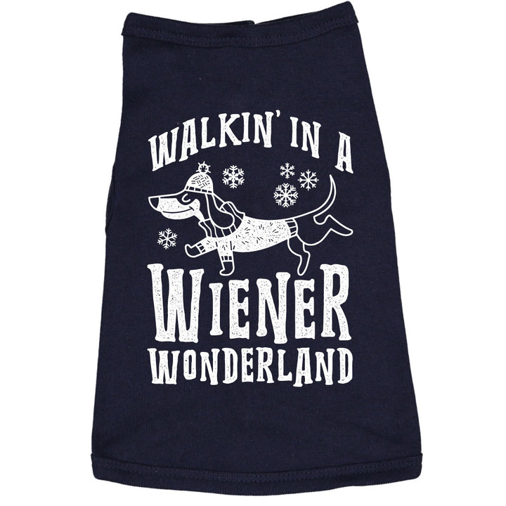 Walkin In A Wiener Wonderland Dog Shirt