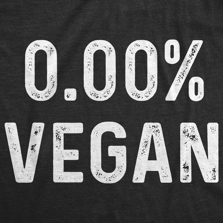 0.00% Vegan Men's T Shirt