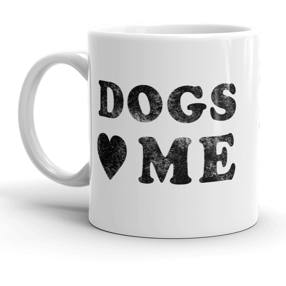 Funny White Dogs Love Me Coffee Mug Nerdy dog Tee