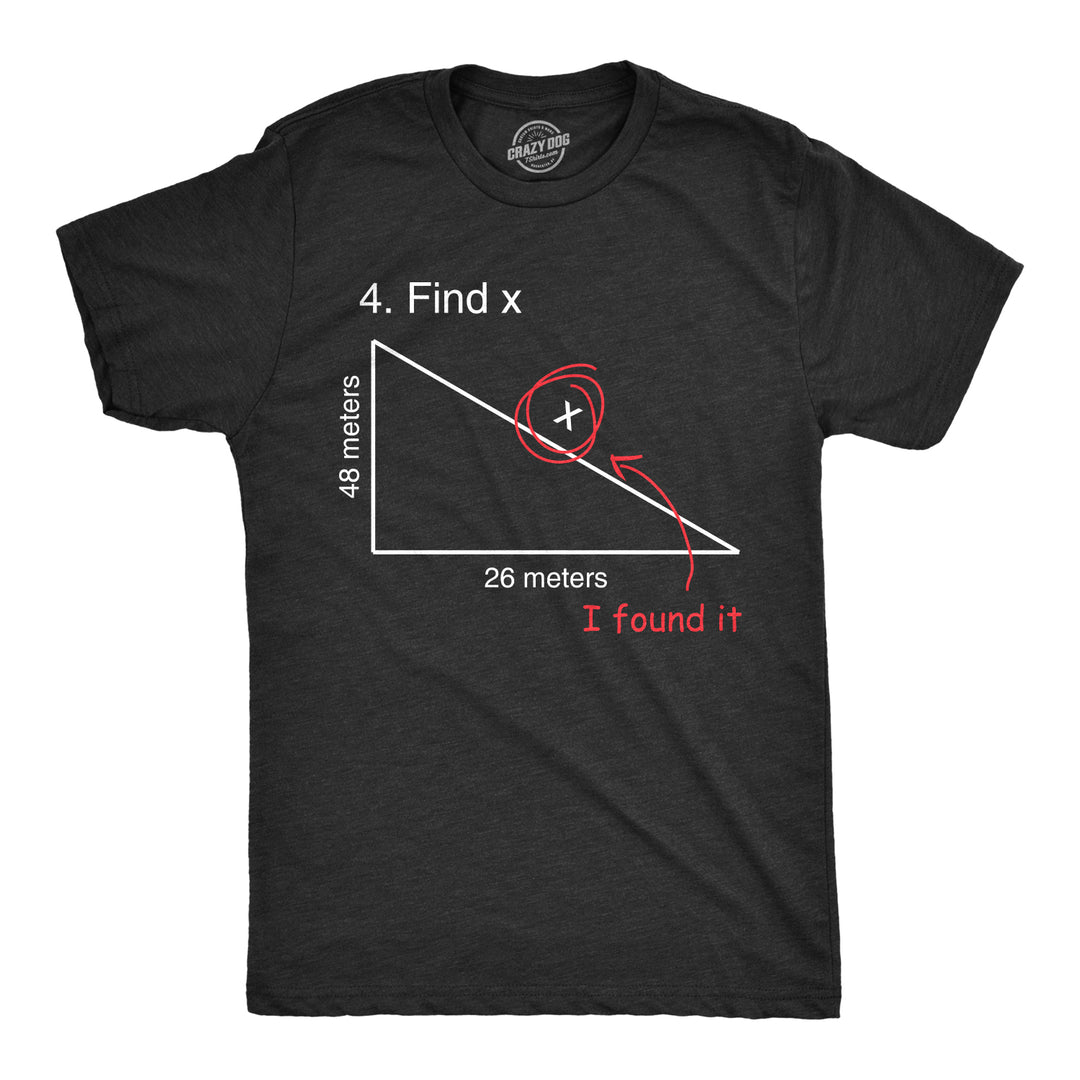 Funny Heather Black - Find X Find X Mens T Shirt Nerdy Tee