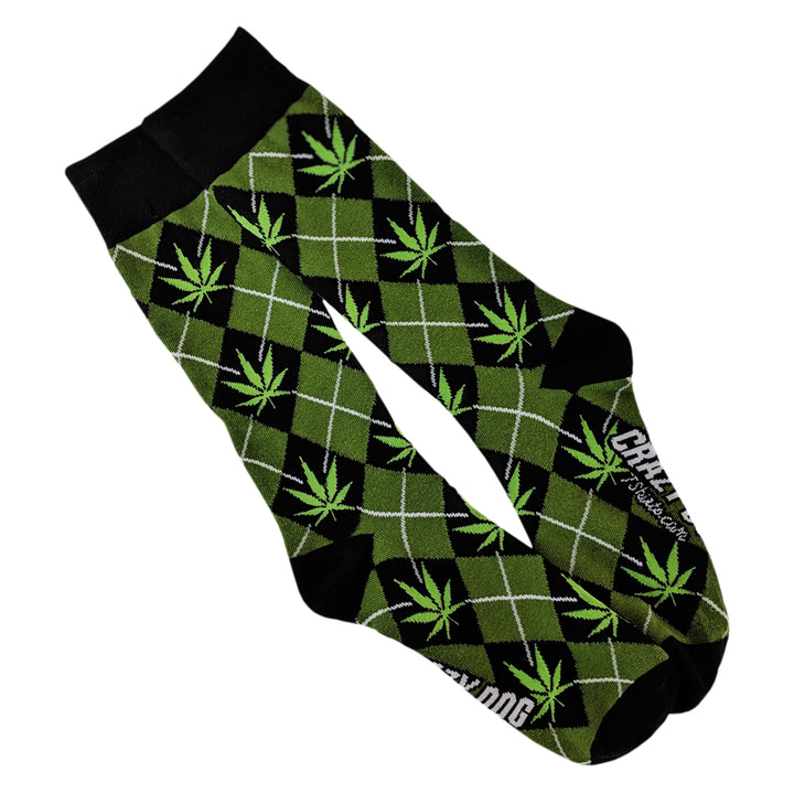 Argyle Marijuana Socks