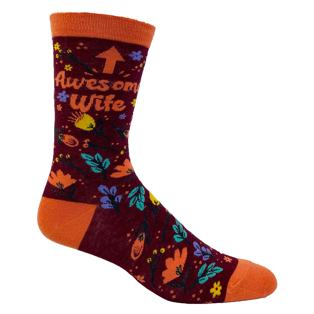 Womens Awesome Wife Socks