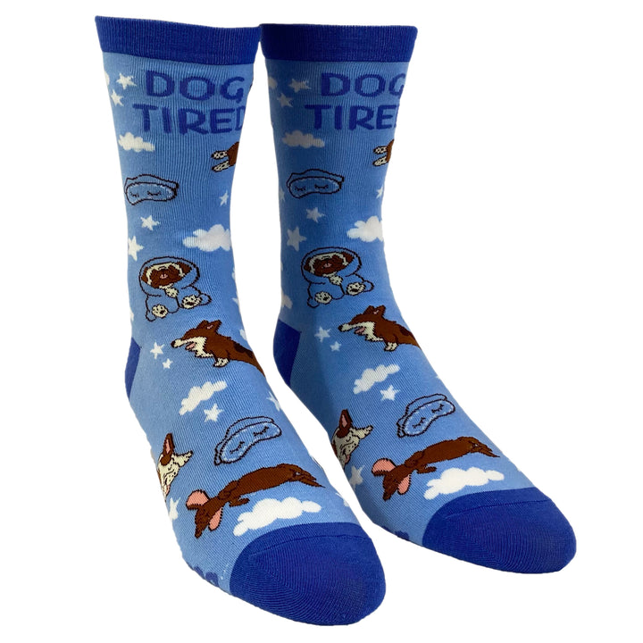 Womens Dog Tired Socks