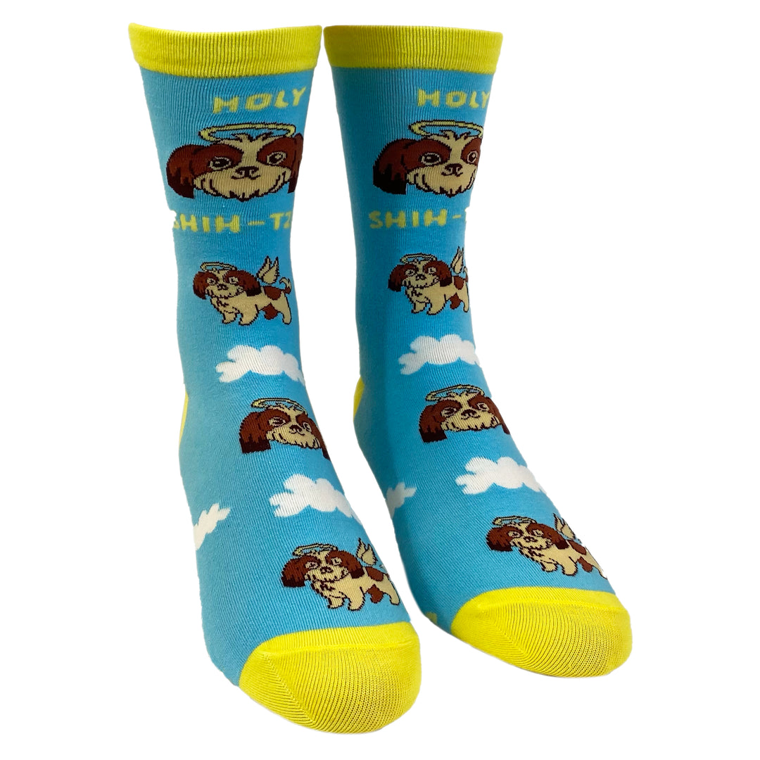 Womens Holy Shih-Tzu Socks