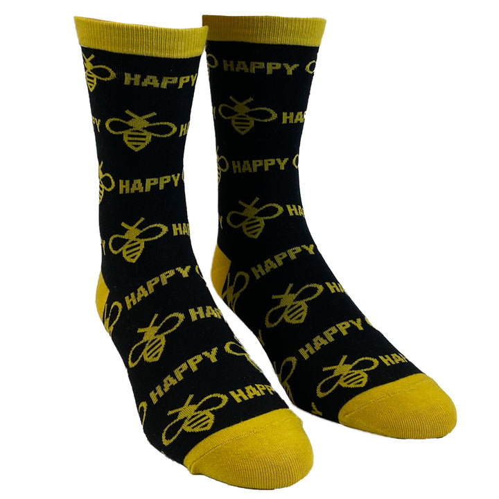 Womens Bee Happy Socks