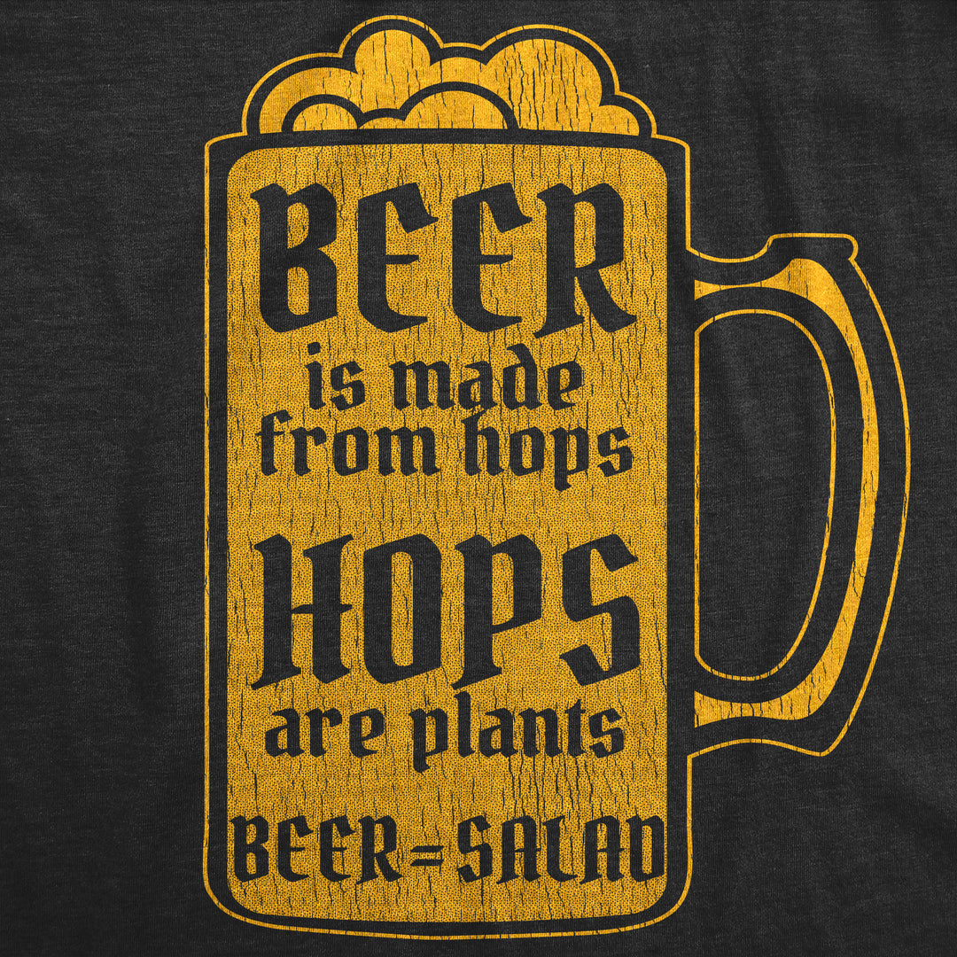 Beer Equals Salad Men's T Shirt