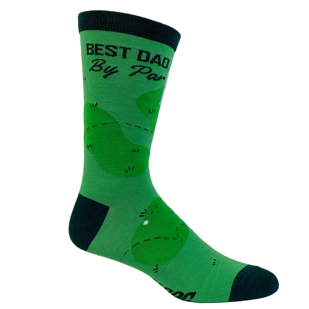 Mens Best Dad By Par Socks