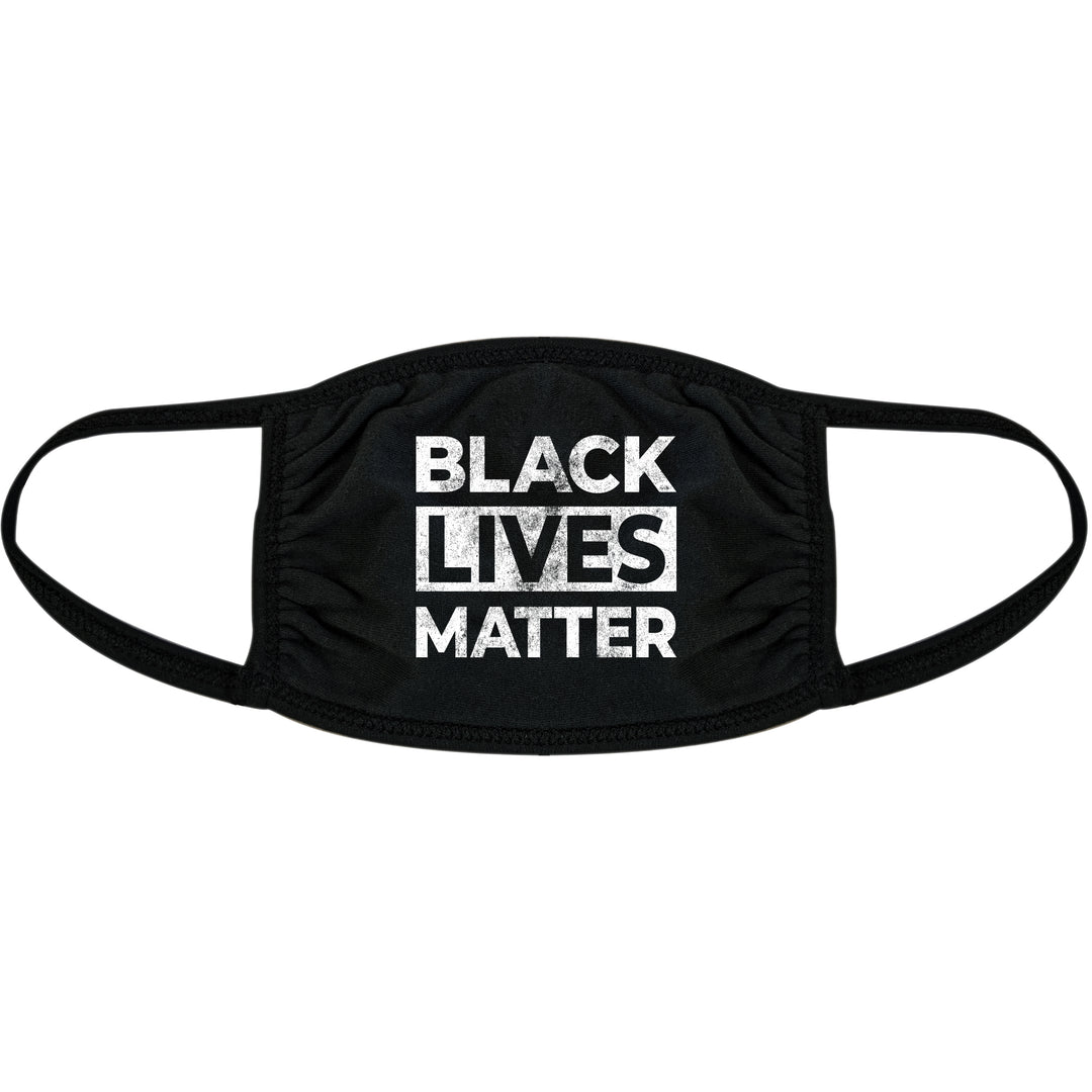 Funny Black Black Lives Matter Face Mask Nerdy Political Tee