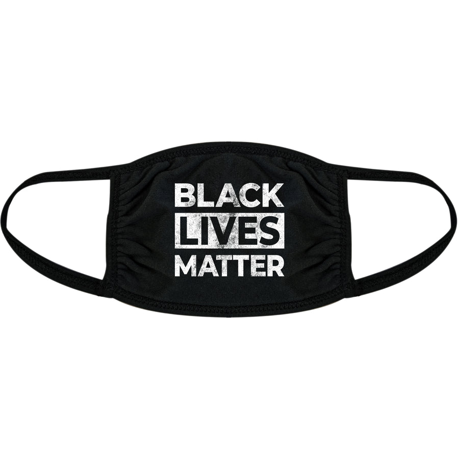 Funny Black Black Lives Matter Face Mask Nerdy Political Tee