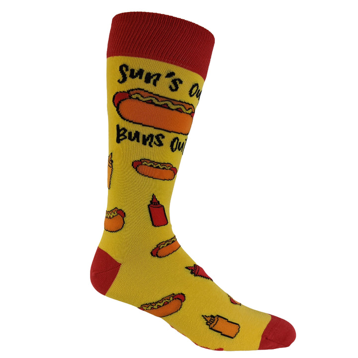 Mens Suns Out Buns Out Socks