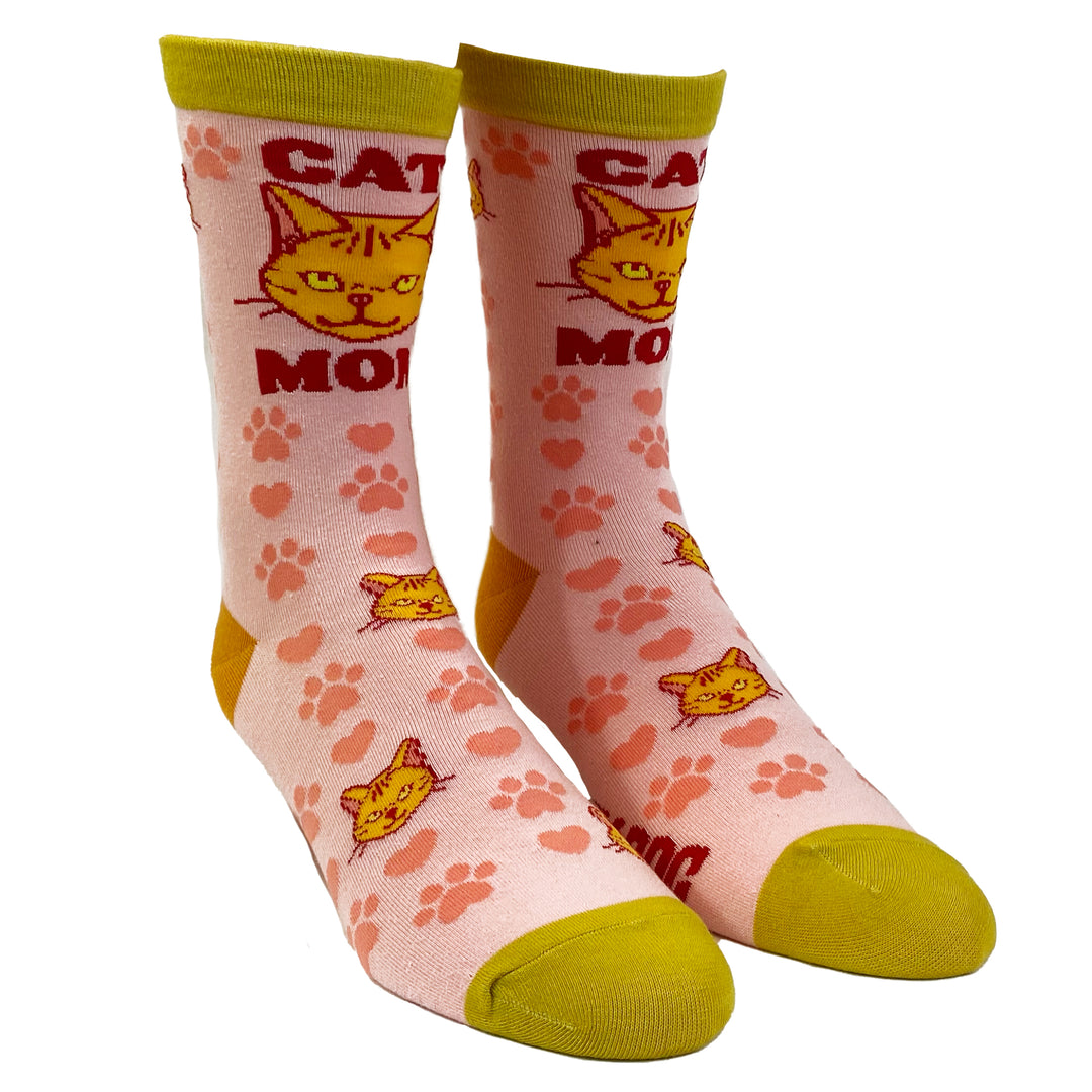 Womens Cat Mom Socks