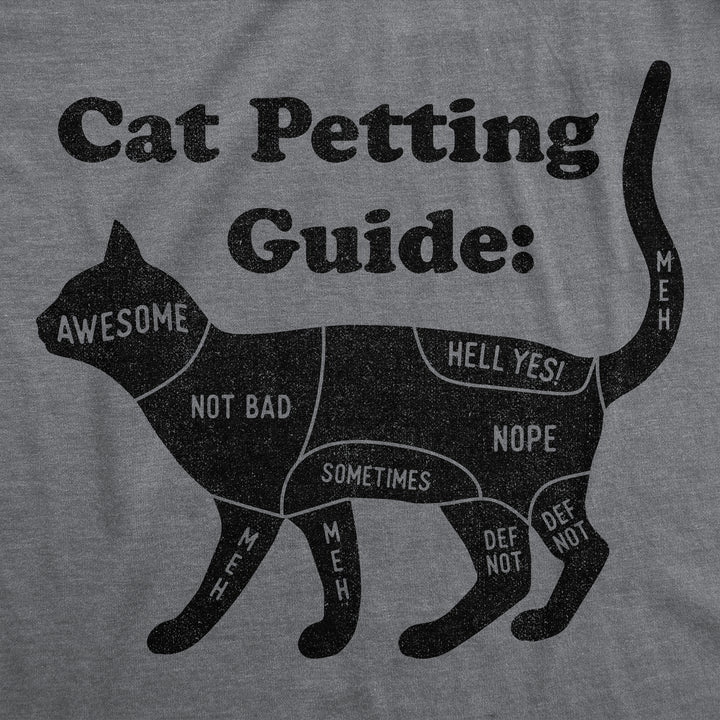 Cat Petting Guide Men's T Shirt