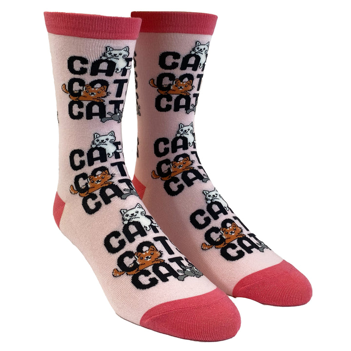 Womens Cat Sock 3 Pack Socks