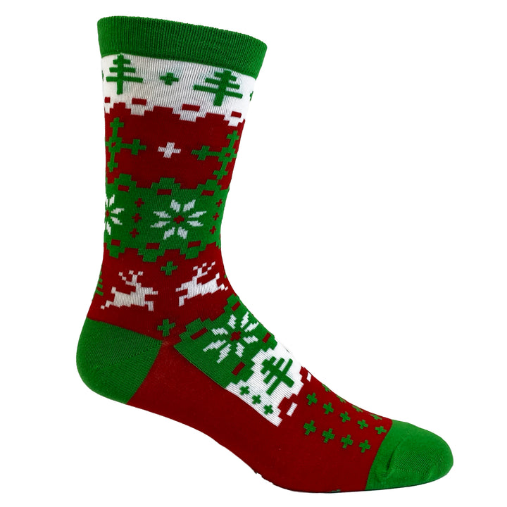 Womens Ugly Christmas Sweater Socks