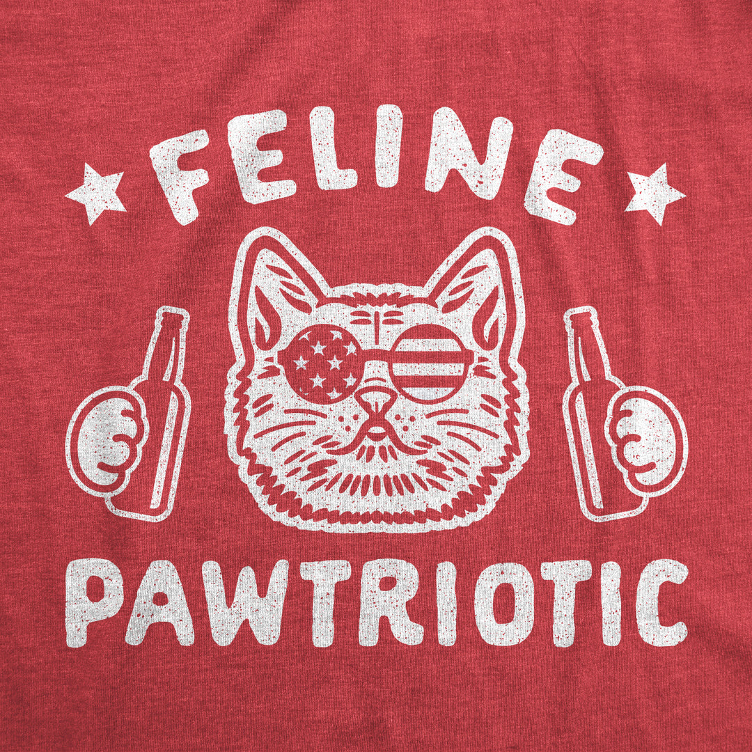 Feline Pawtriotic Women's T Shirt