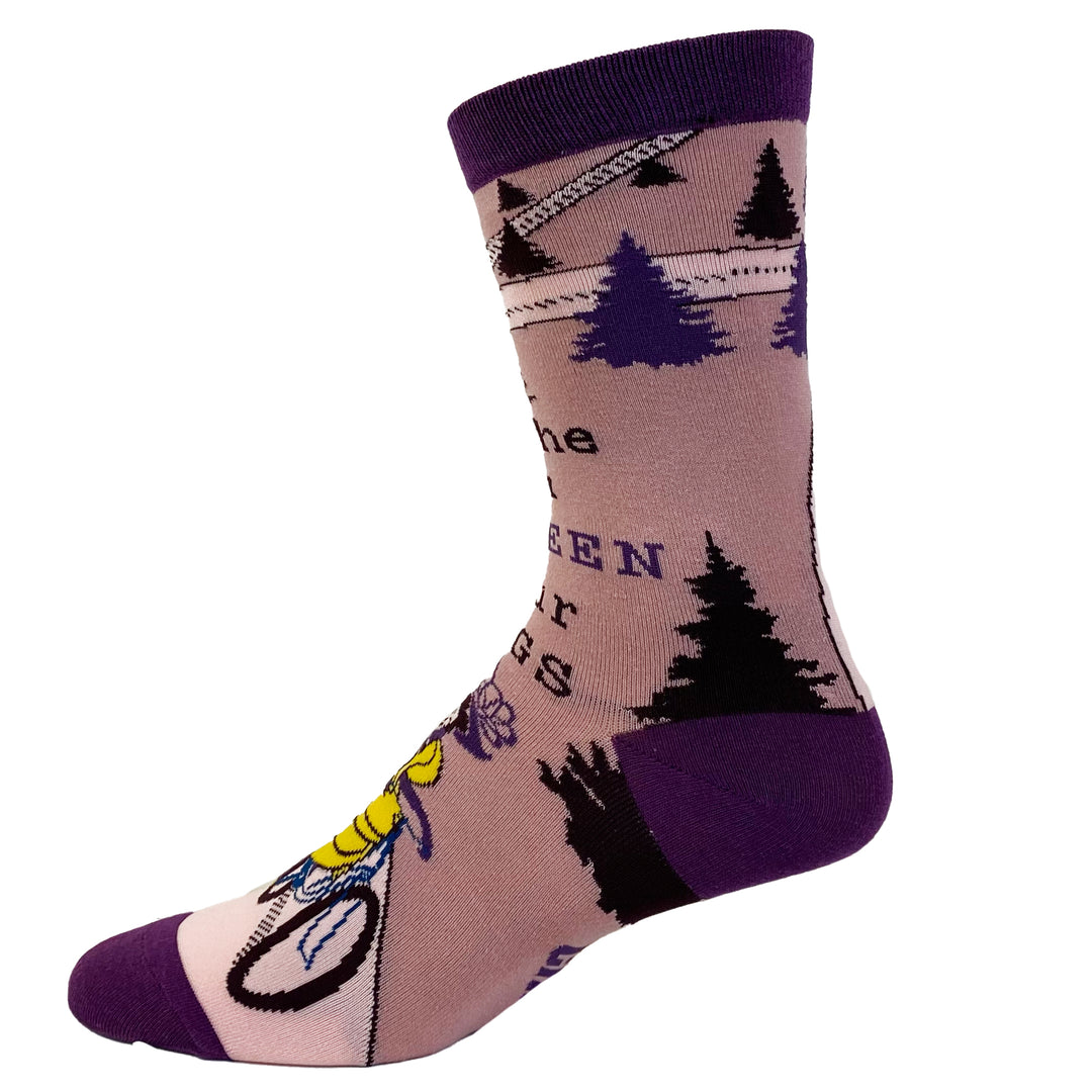 Womens Put The Fun Between Your Legs Socks