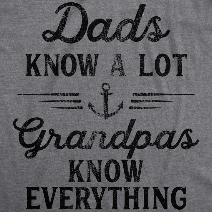 Dad Knows A Lot Grandpas Know Everything Men's T Shirt