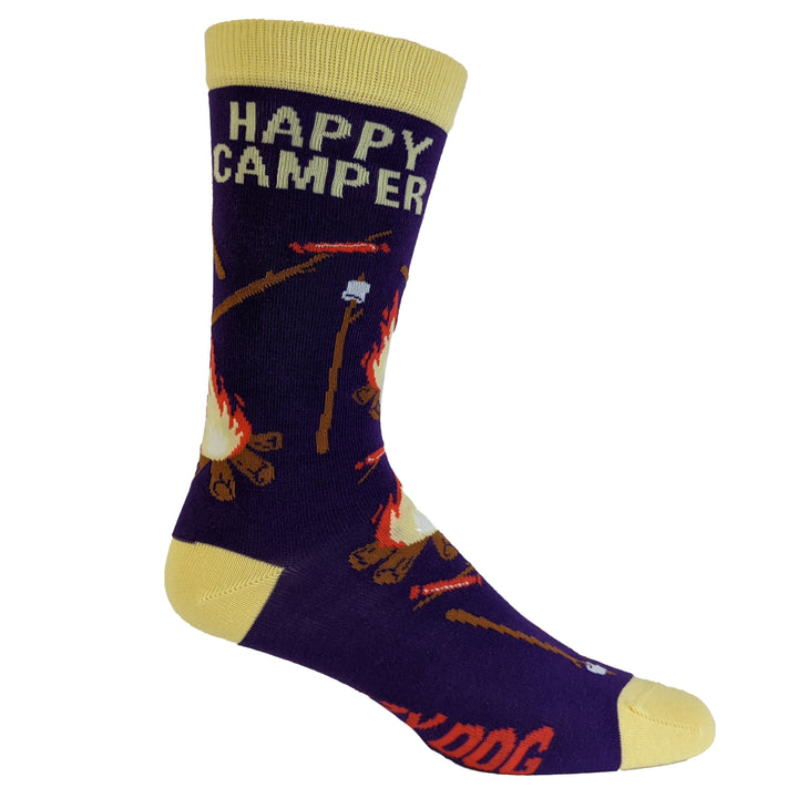 Womens Happy Camper Outdoor Socks