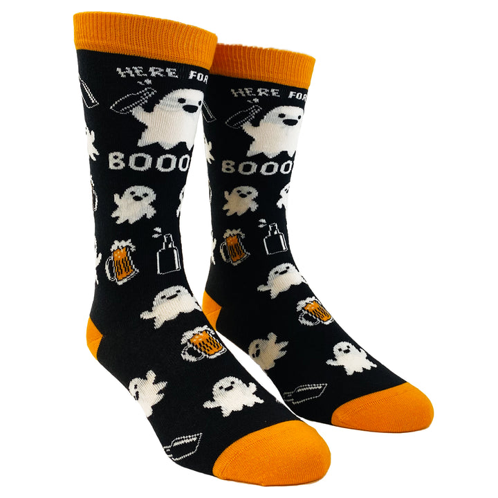 Mens Halloween Sock Bundle Funny 4 Pack of Spooky October Footwear for Guys