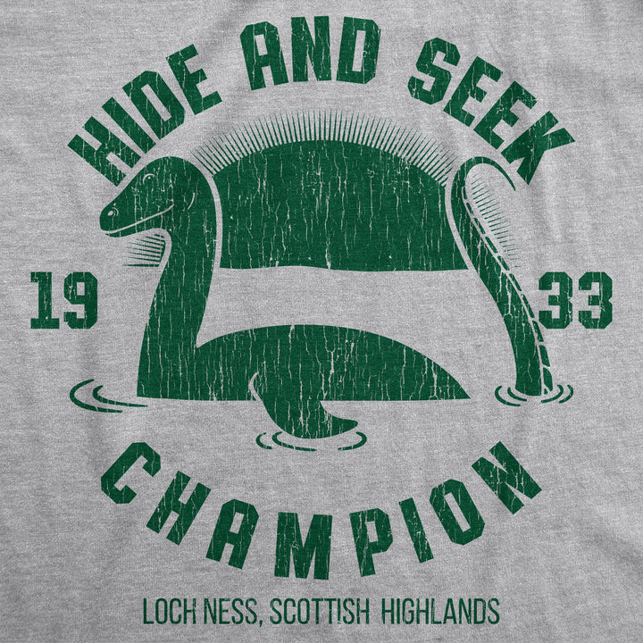 Loch Ness Hide And Seek Champion Women's T Shirt