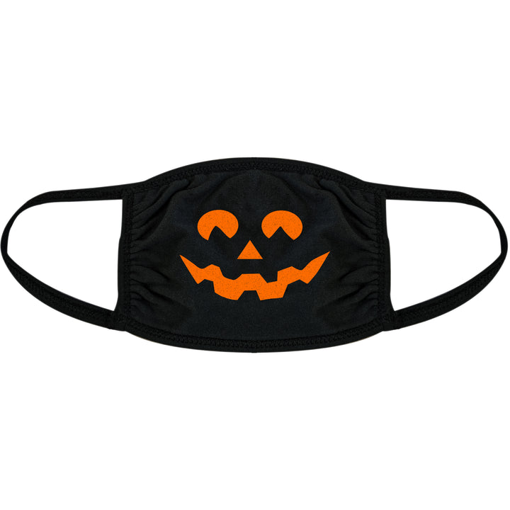 Funny Black Jack O Lantern Face Mask Nerdy Halloween Tee