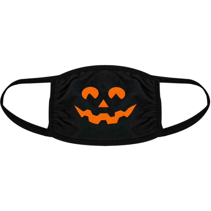 Funny Black Jack O Lantern Face Mask Nerdy Halloween Tee