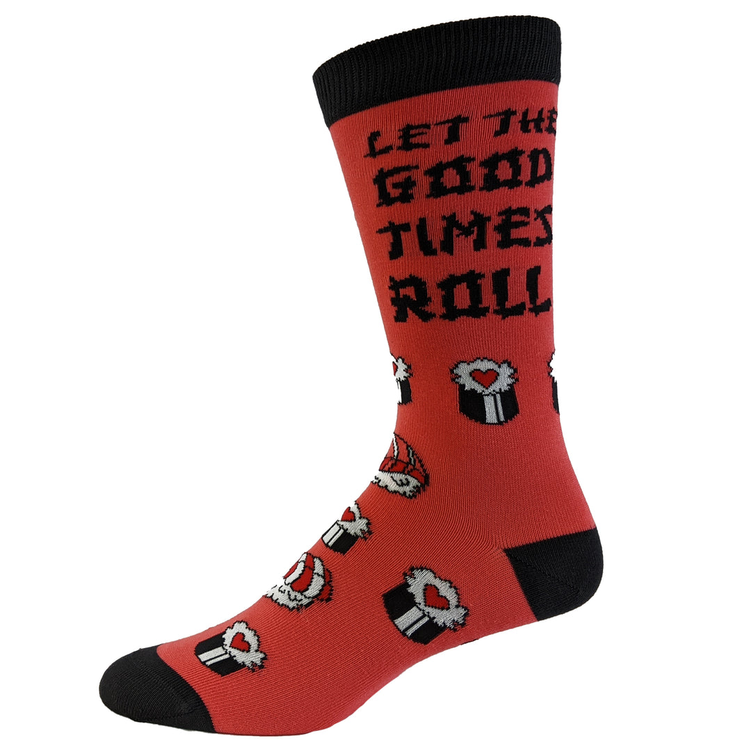 Womens Let The Good Times Roll Socks