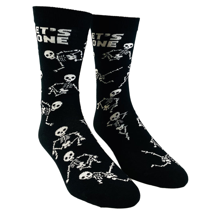 Mens Halloween Sock Bundle Funny 4 Pack of Spooky October Footwear for Guys