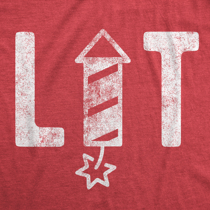 Lit Firework Men's T Shirt